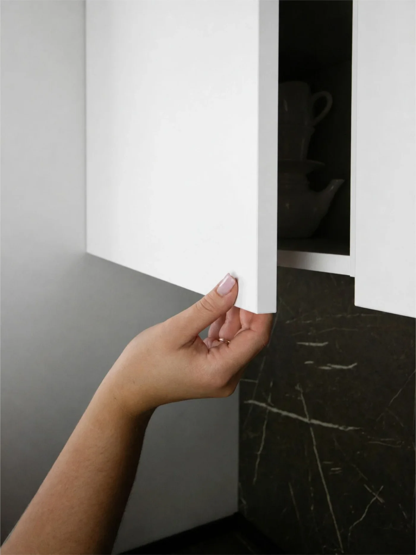MIA by мария Кухонный гарнитур угловой КБ-05, Белый, 285х165 см высота 243 см, без столешницы